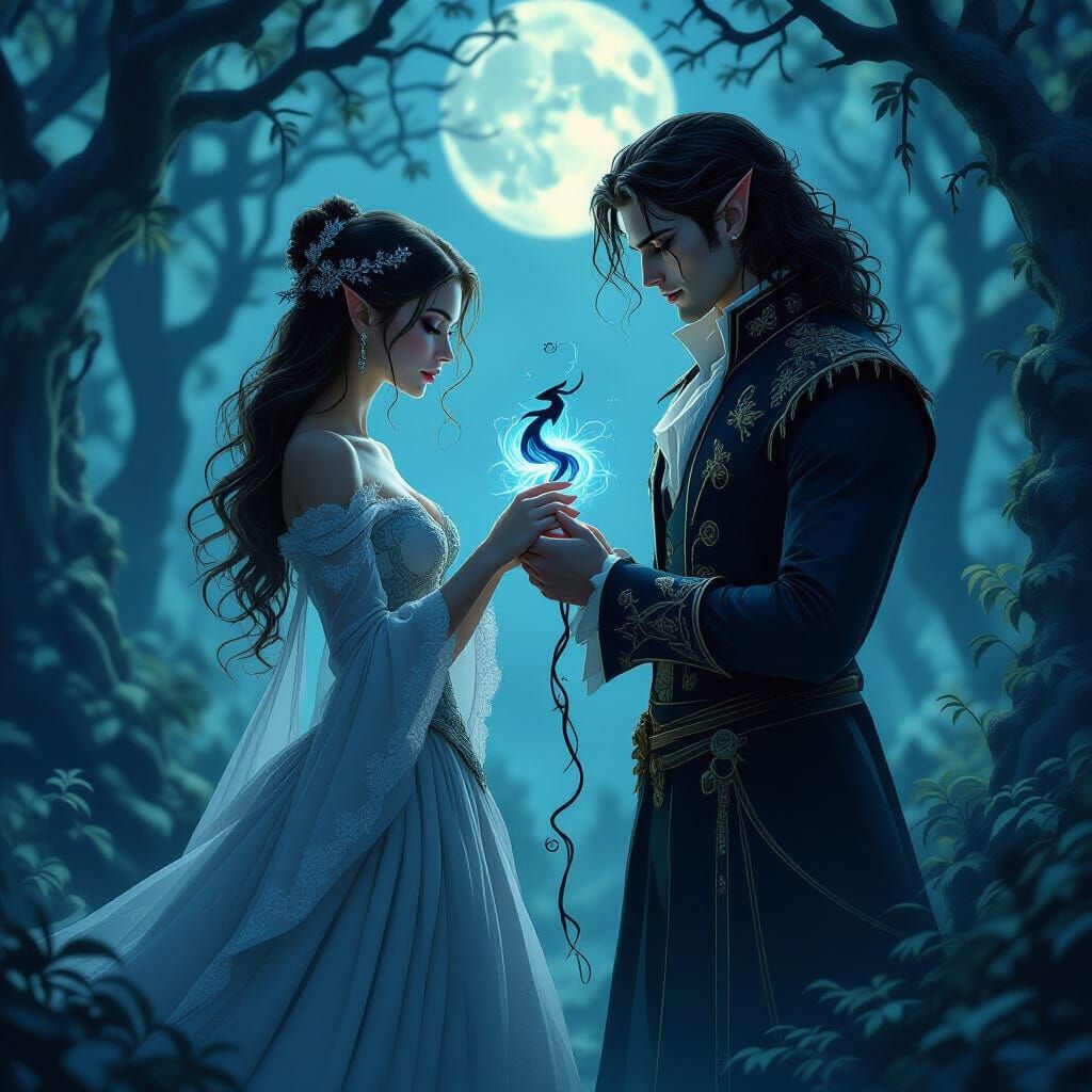 Cursed Fae Prince Binds Shadow with Magic