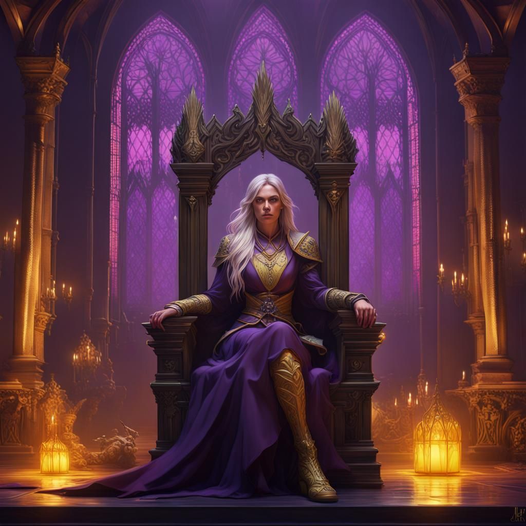 Dark Fantasy Characters in 70s Style