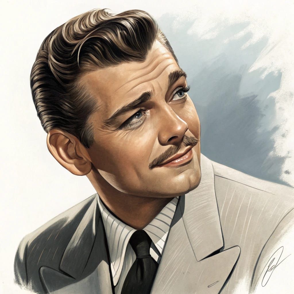 Classic Hollywood Icon Clark Gable