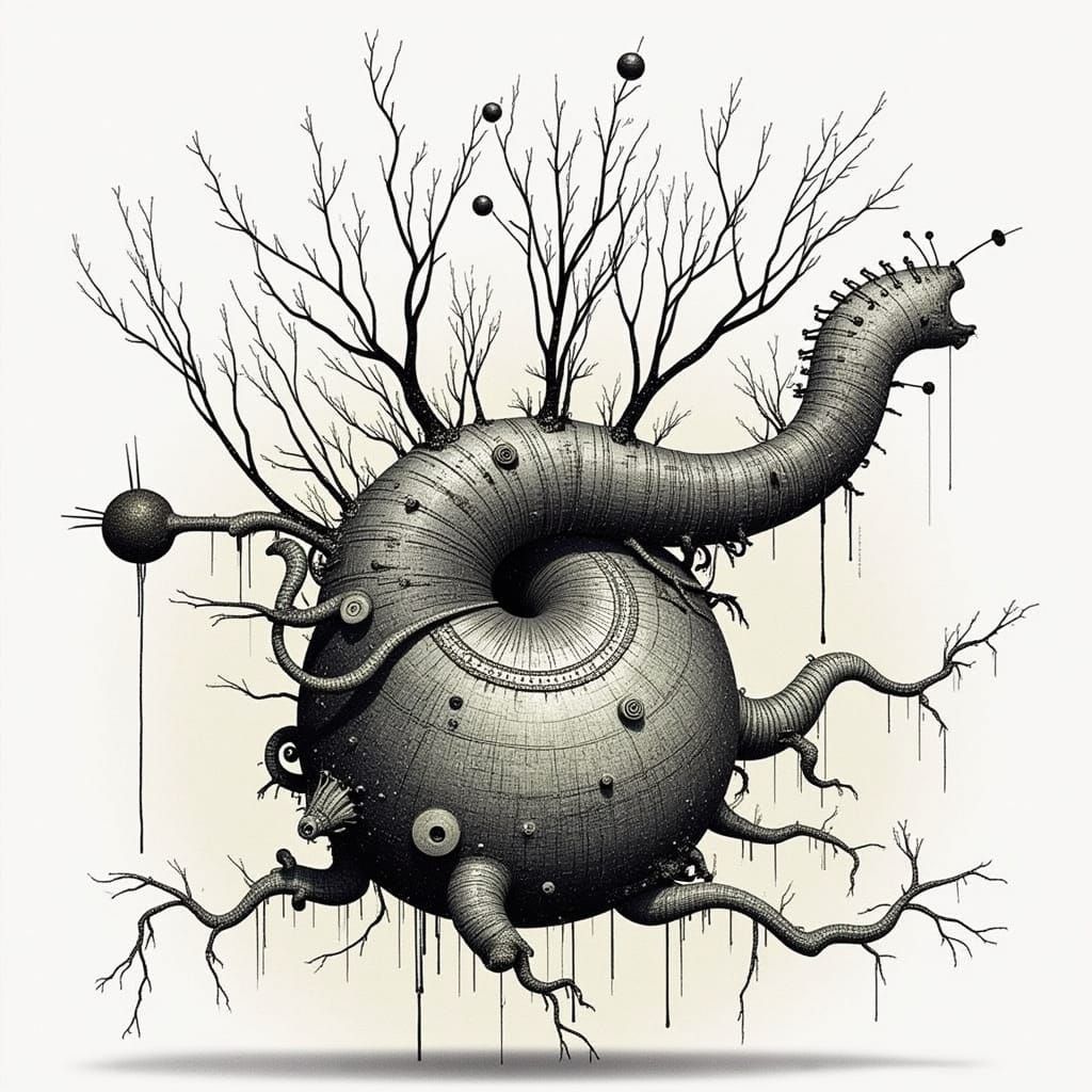 Futuristic Cityscape in Cyberpunk Style