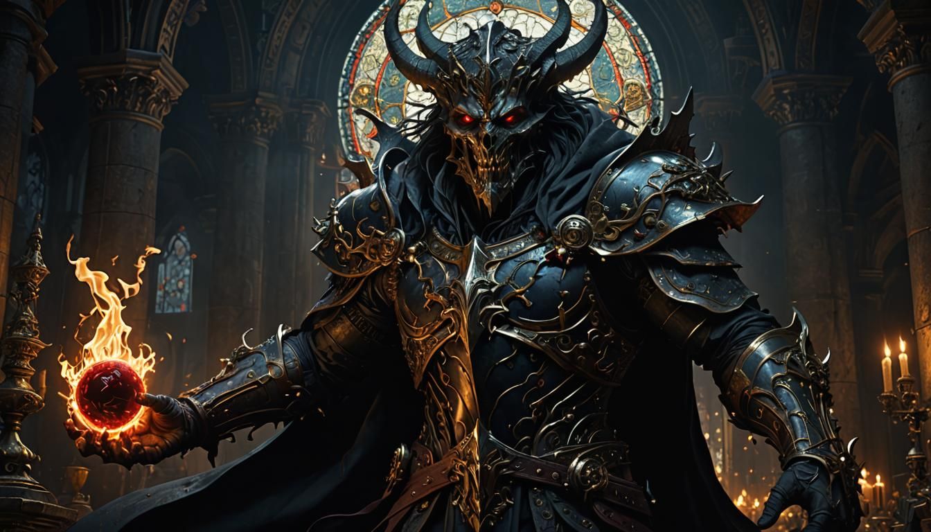 Dark Fantasy Demonic Bargain Concept Art