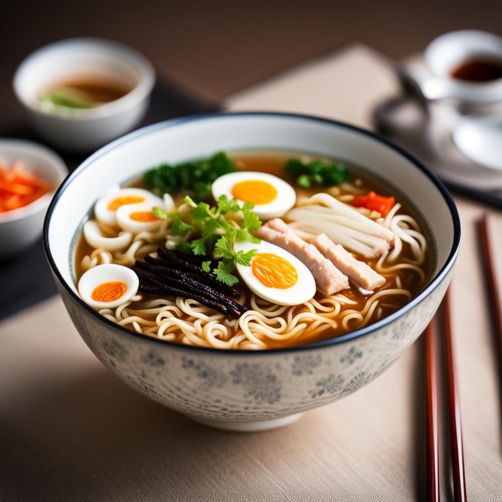 Homemade Ramen Recipe with Appetizing Photo