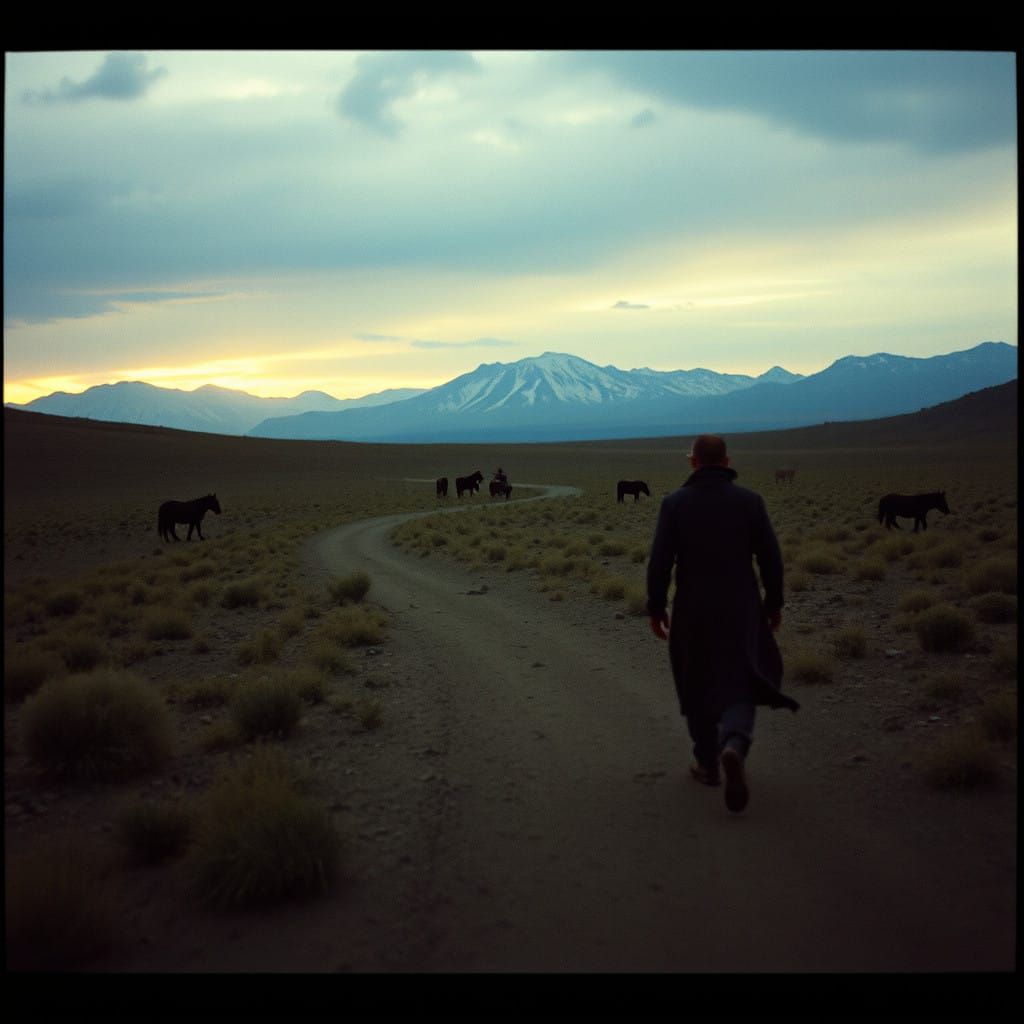 Epic Cinematic Masterpiece in Film Grain Style