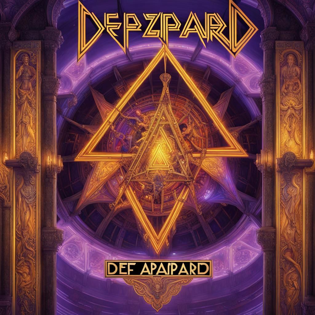 Def Leppard T-Shirt as Dark Fantasy Art