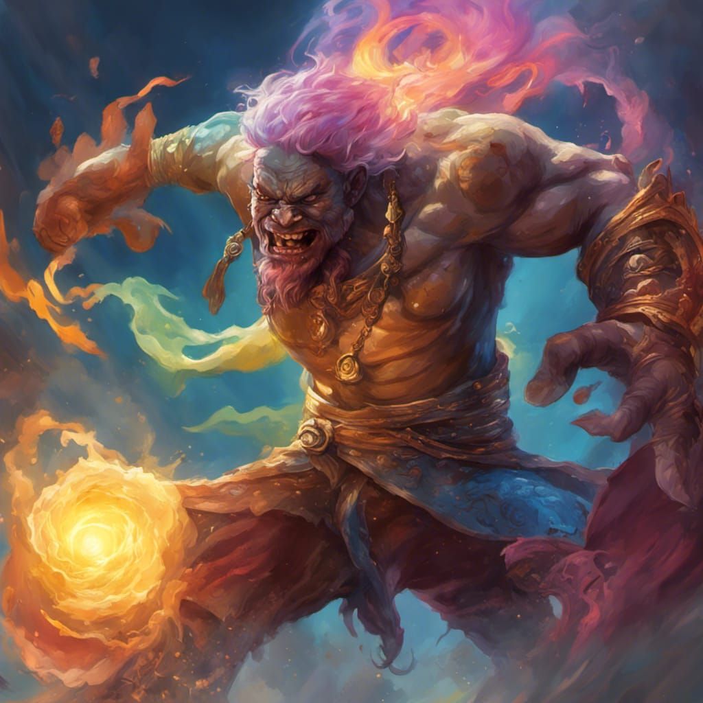 Magical Earth Genasi Concept Art