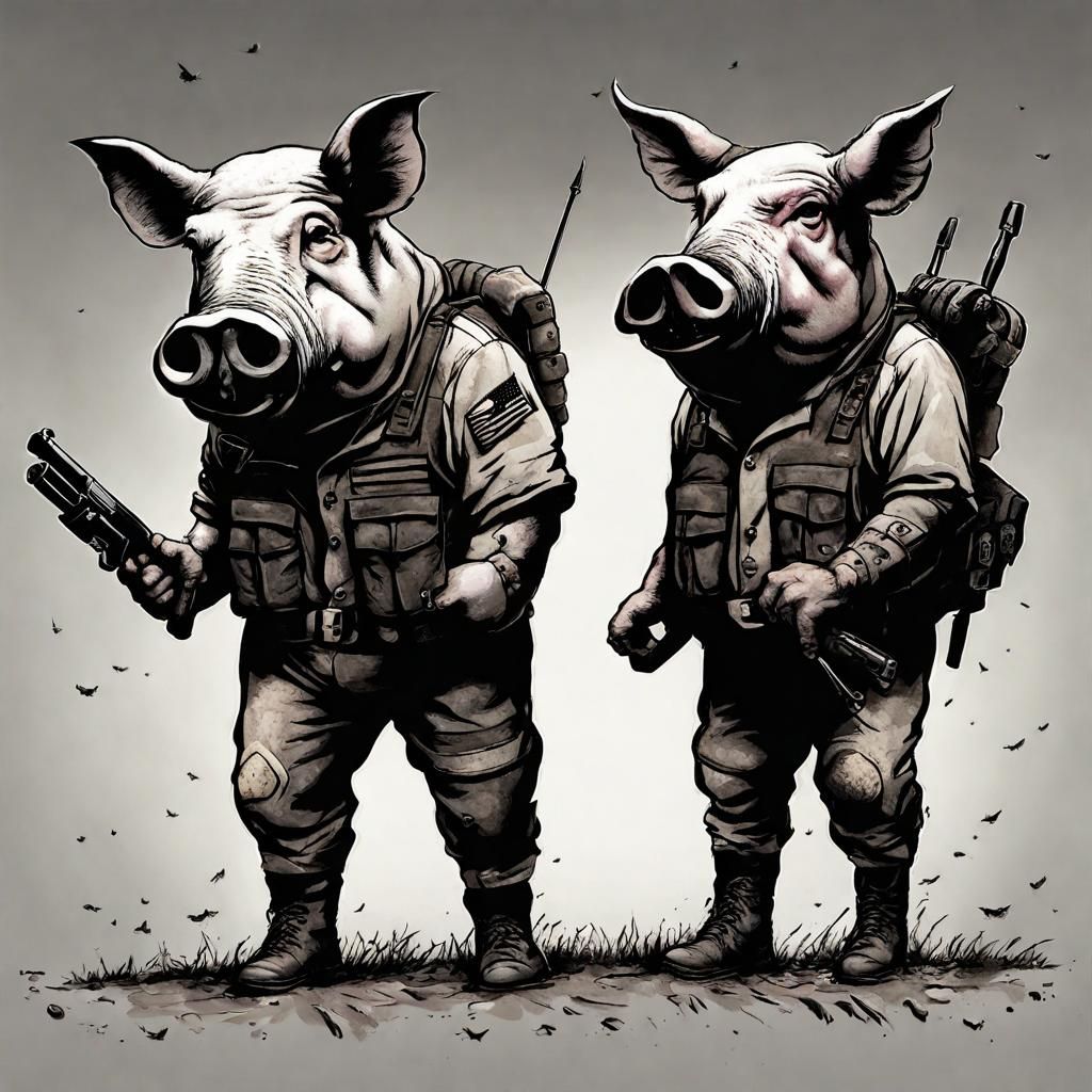 War Pigs: A Dark AI Interpretation
