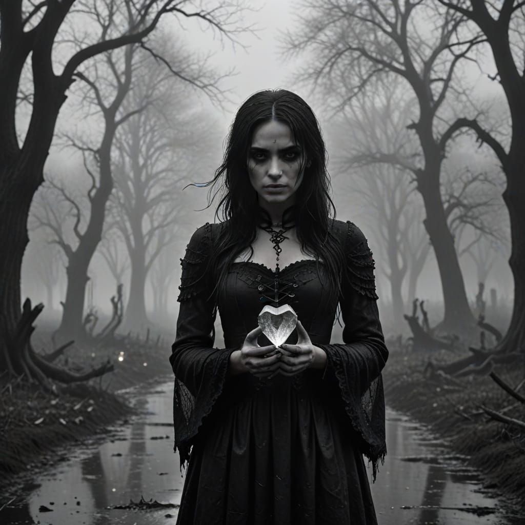 Gothic Romance in Moody Monochrome