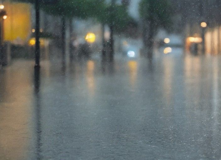 light rain