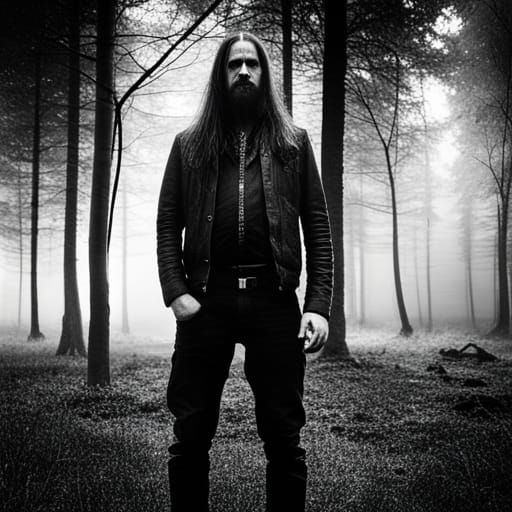 Black Metal Dungeon Synth Forest Photo