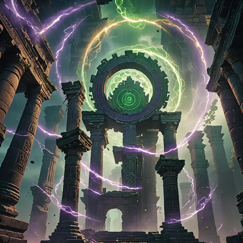 Epic Clash of Angels and Jinn: Fantasy Concept Art