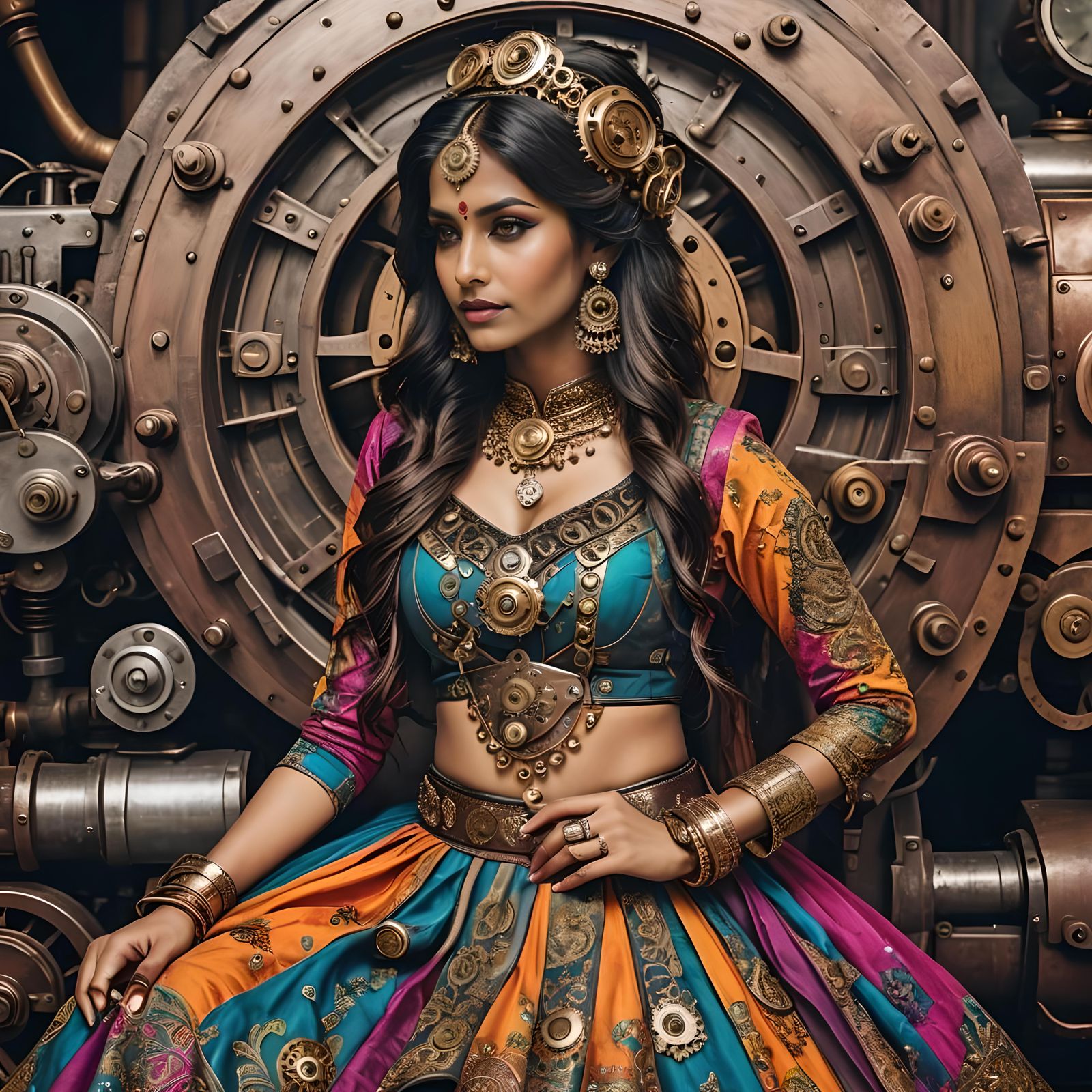 Steampunk Indian beauty