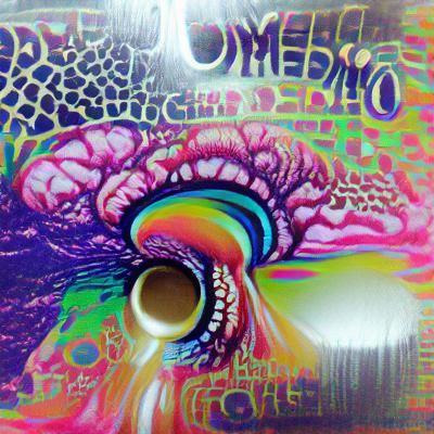 Vibrant Psychedelic Abstract Design