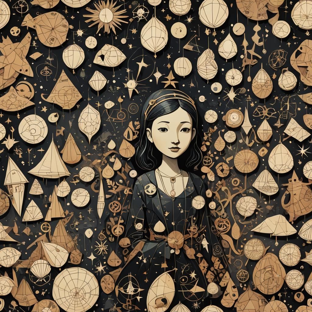 Abstract Fish Sculpture in Pop Surrealist Style