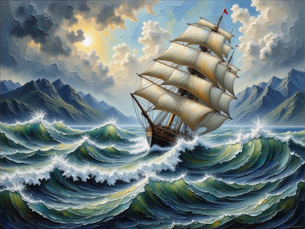 Victorian Cargo Ship's Perilous Cape Horn Passage