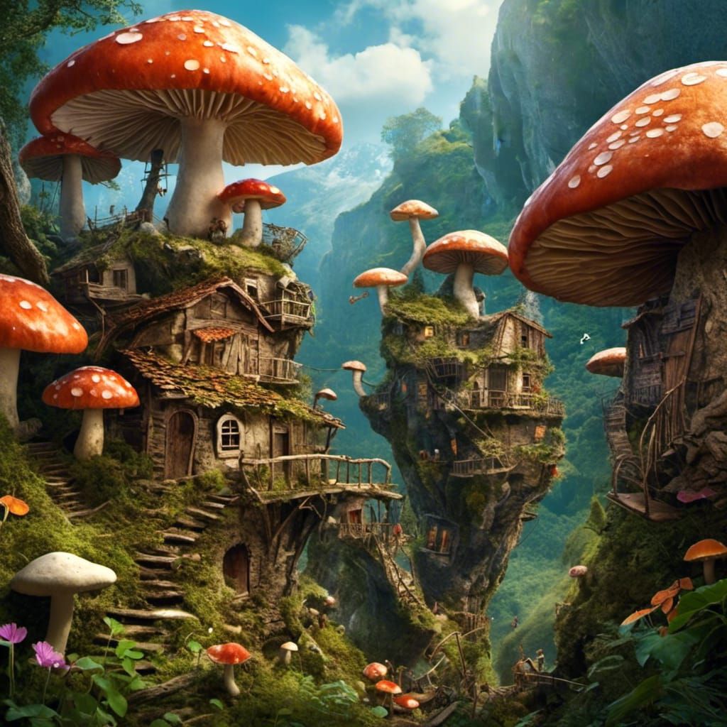 Mushroom World: A Tiny People's Fantasy