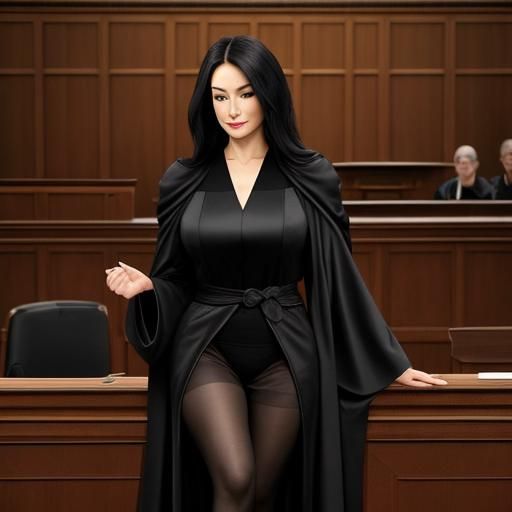 Judge in Courtroom Reveals Underwear
