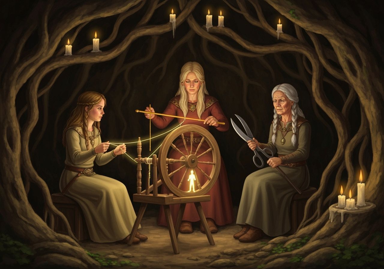 Viking Fates Spin Destiny at World Tree Roots