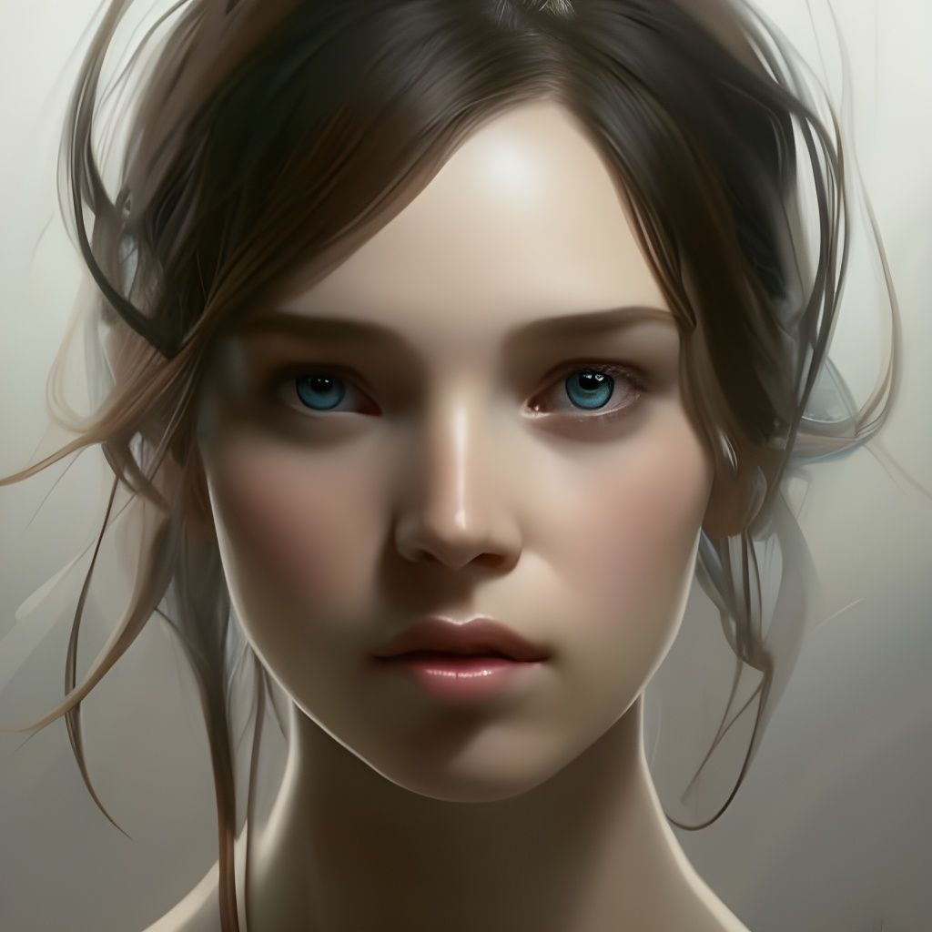 Cyberpunk Girl Portrait in 8K Resolution