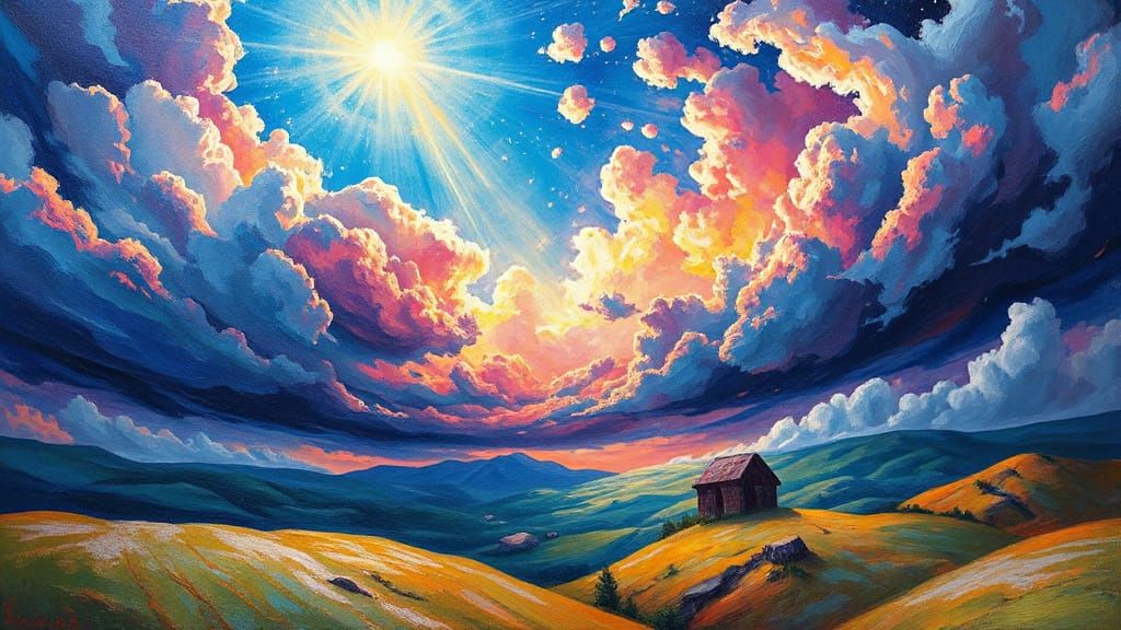 Ethereal Landscape: Heaven and Earth in Surreal Impressionis...