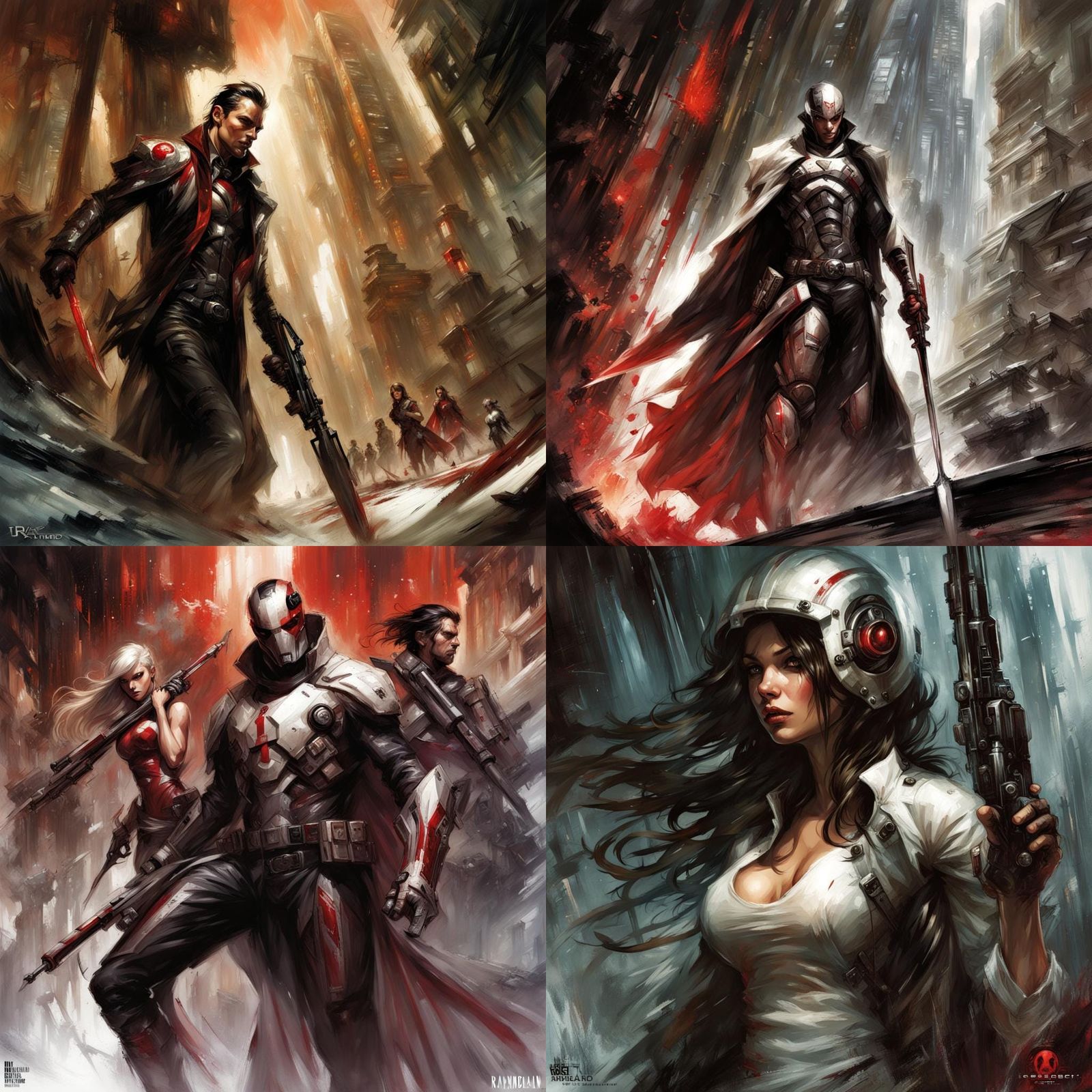 Epic Fantasy Illustration Inspired by Master Artists