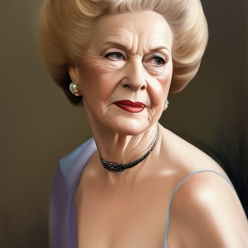 Mature 1950s housewife