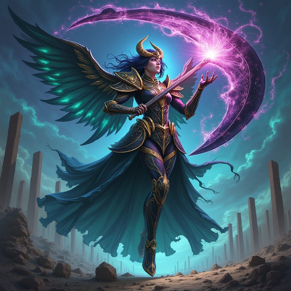 Mystical Chaos Enchantress Radiates Cosmic Energy in Ornate ...