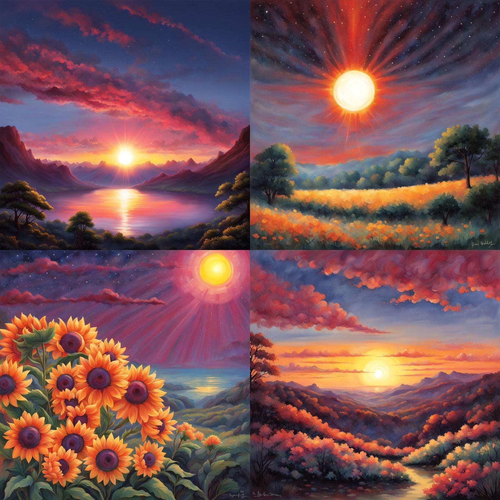 A Vibrant Morning Sunrise