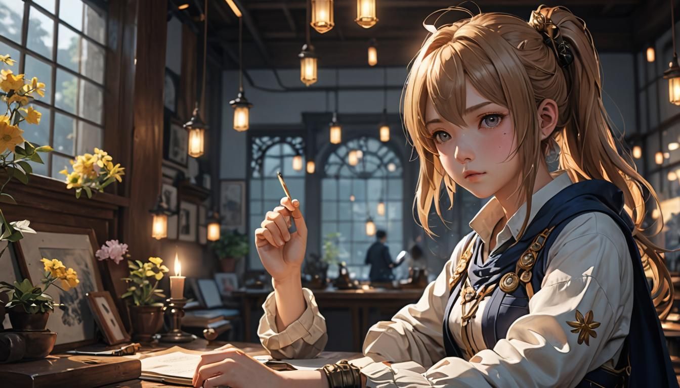 Enlighten Human Thinking in 3D Anime Art
