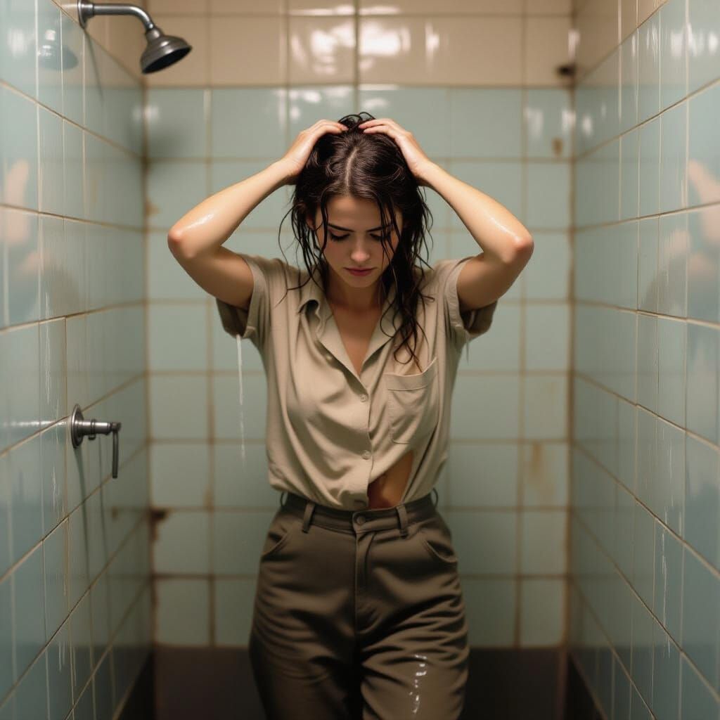 Woman in Shower: Evoking Wyeth, Lange, Kahlo