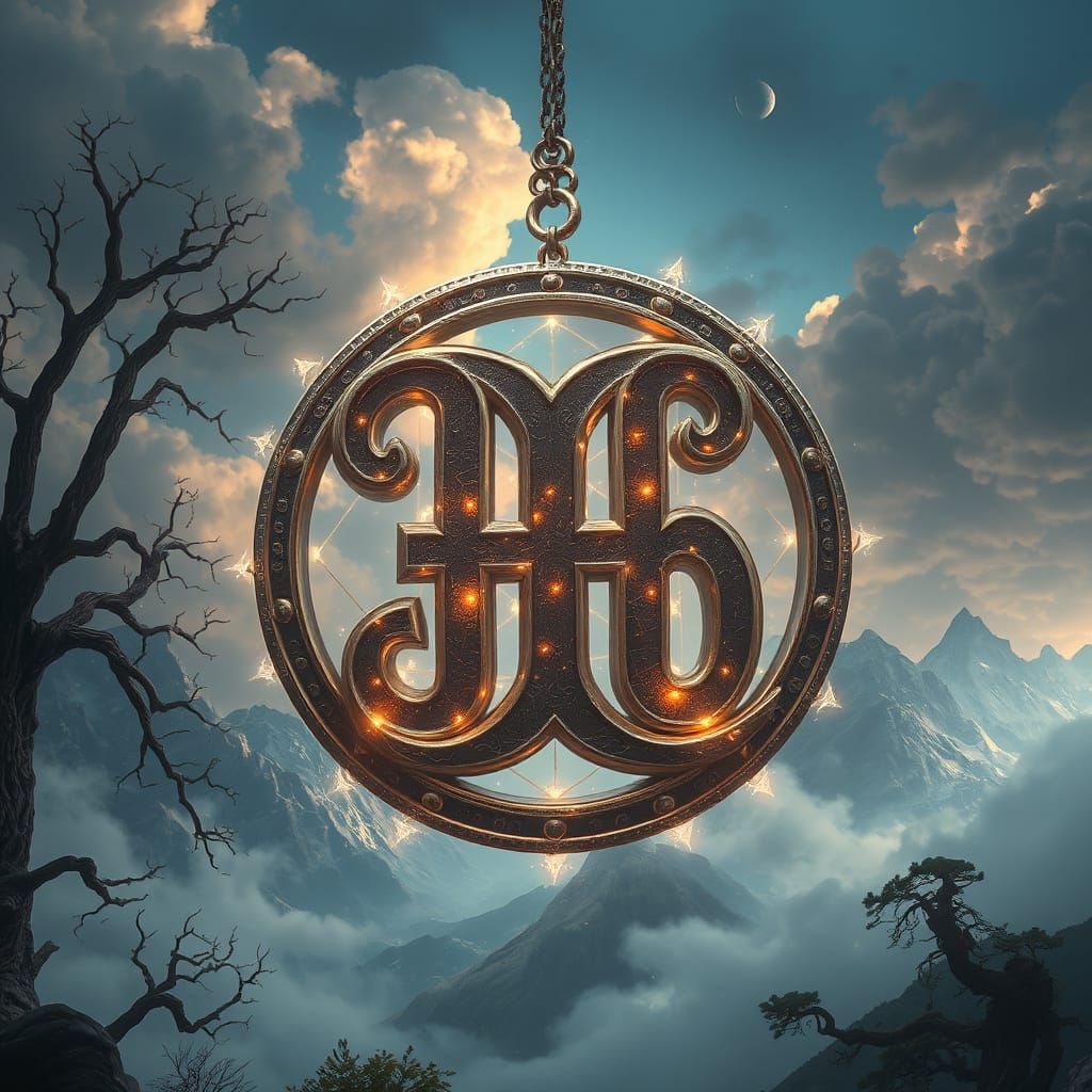 Ethereal Rune ABC in Whimsical Dreamscape