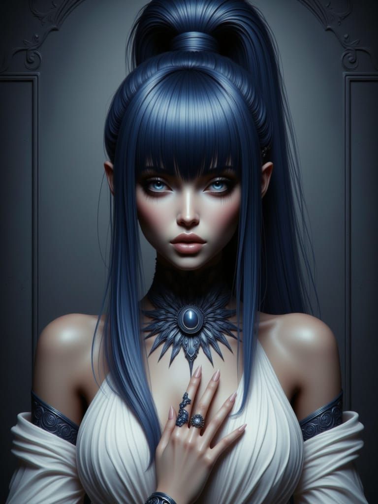 Eldritch Goddess in Cosmic Splendor