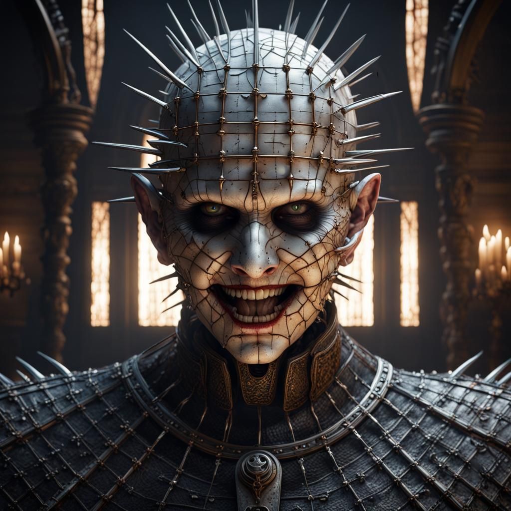 Hellraiser with White Teeth: Detailed Matte Painting