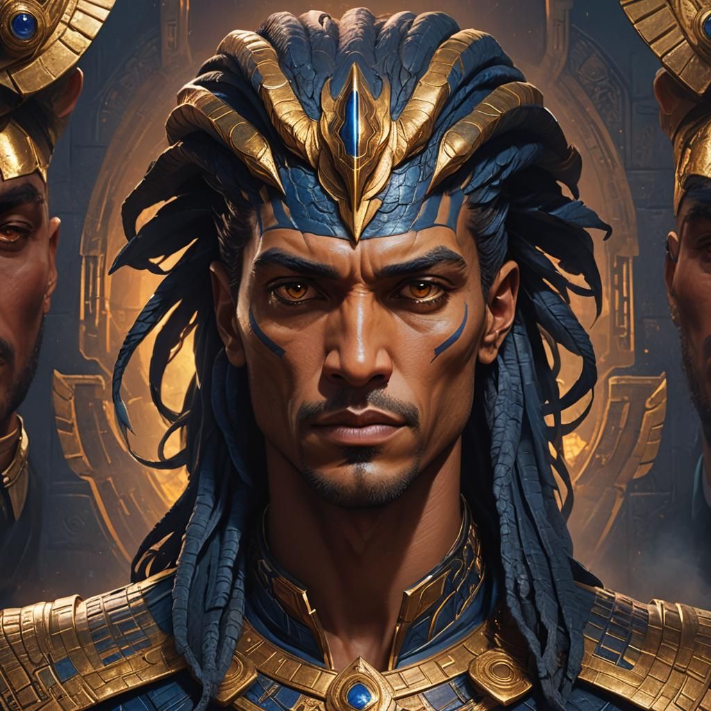 Regal and Menacing Portrait of Goa'uld Apophis
