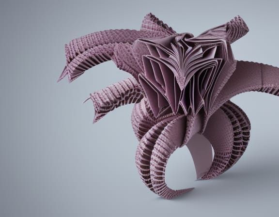 Origami Medusa Papercraft Sculpture