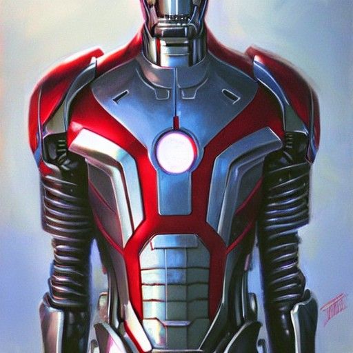 Ultron as Oil Painting by Gurney