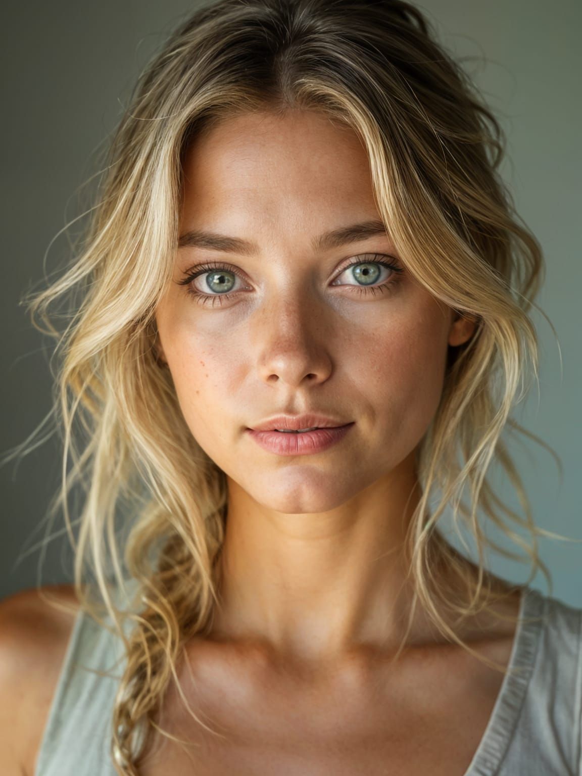 Portrait of a Young Woman in Soft Focus