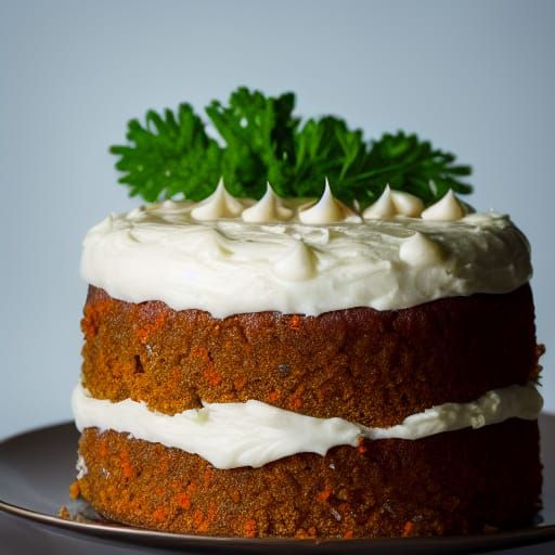Delicious Carrot Cake with Professional Photography