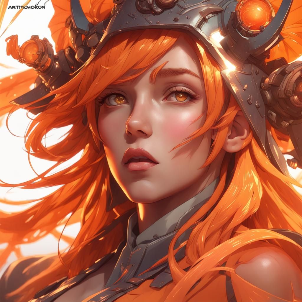 Anime Portrait in Hyperdetailed Digital Art Style