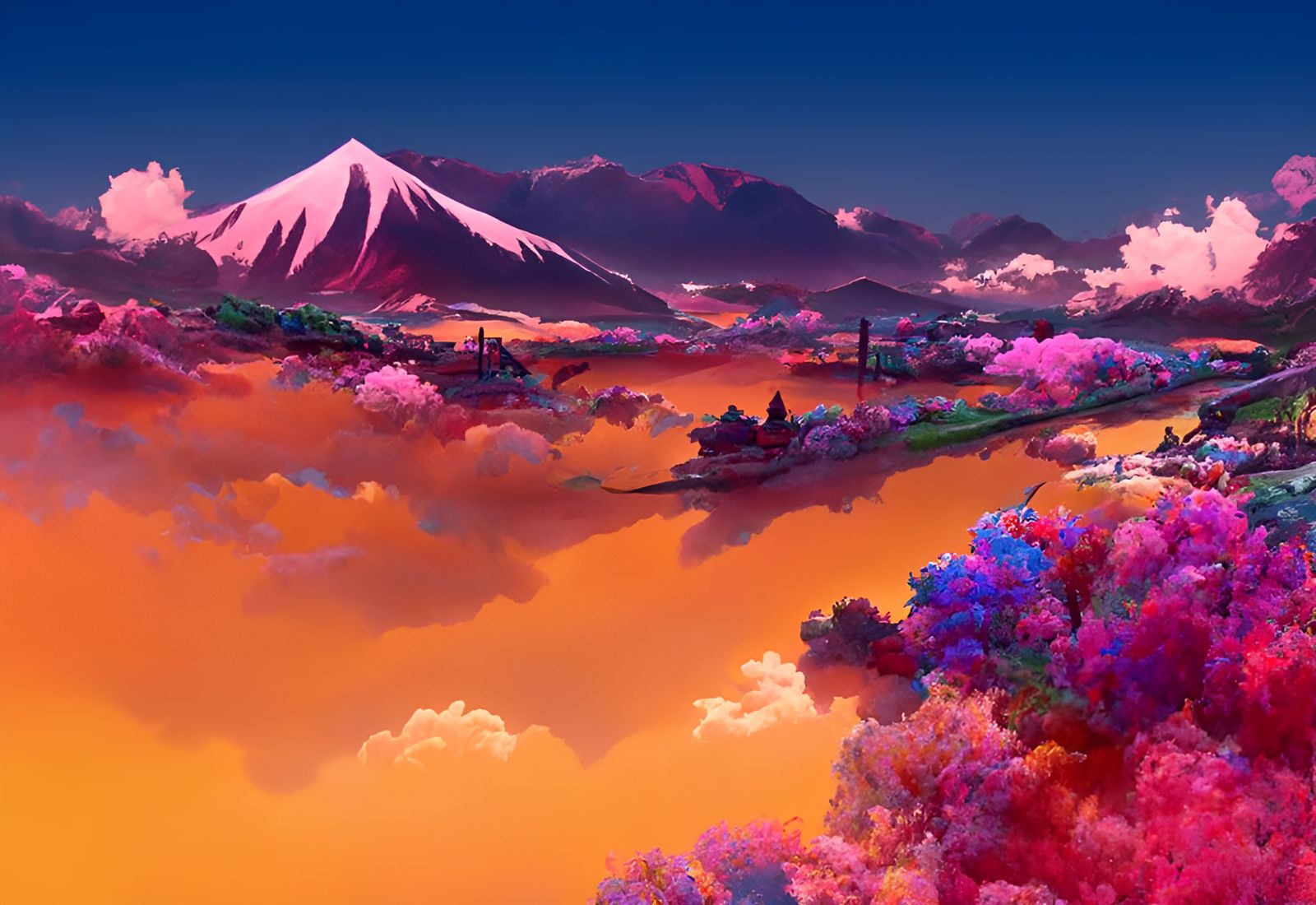 Anime Landscape in Studio Ghibli Style