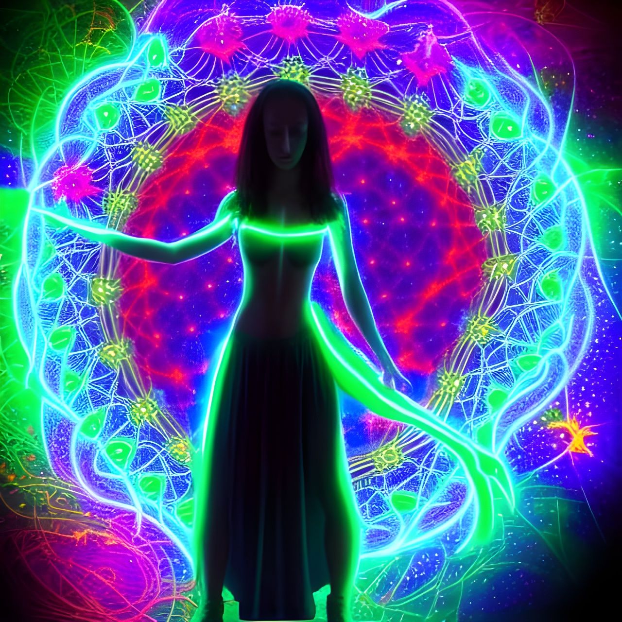 Neopunk Wizard Opens Portal to Multiverse