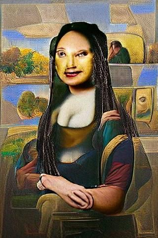 Mona Lisa Digital Rendering