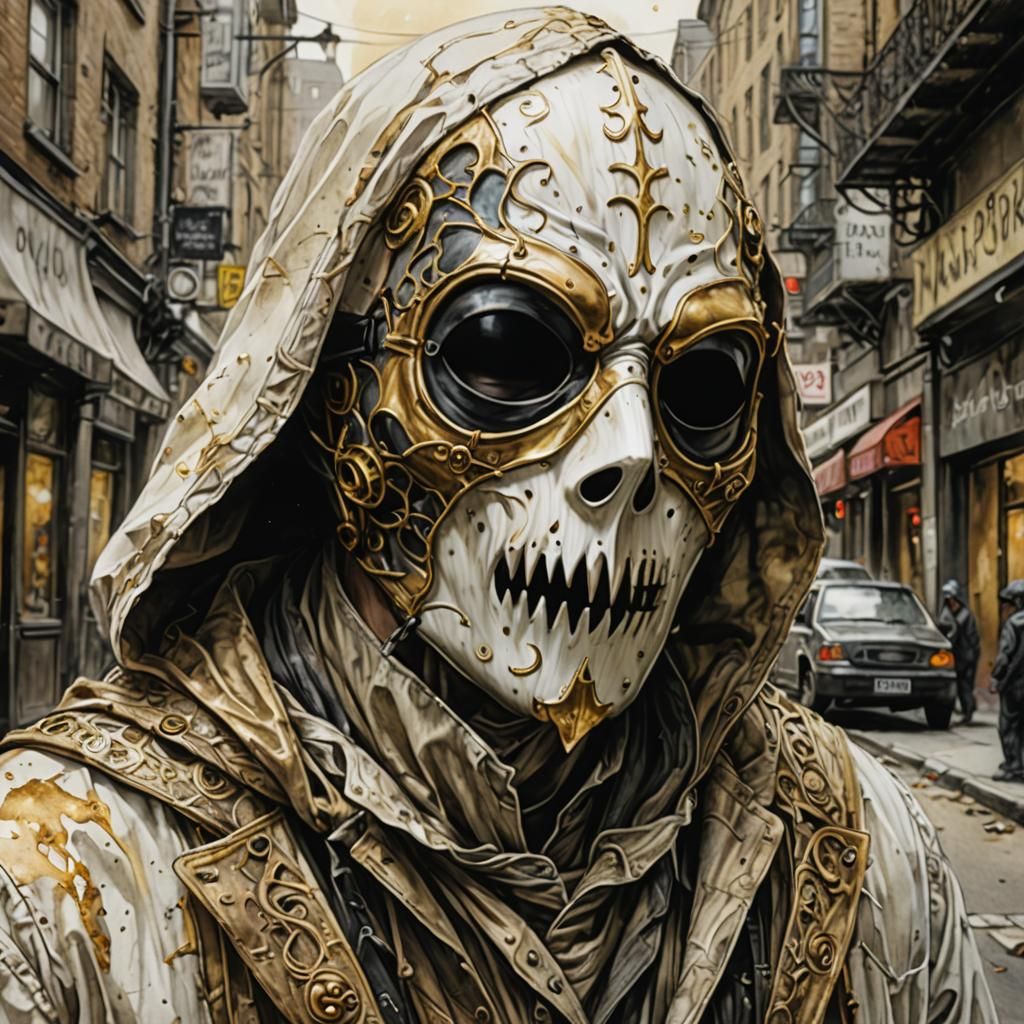 SCREAMING GHOST PLAGUE MASK