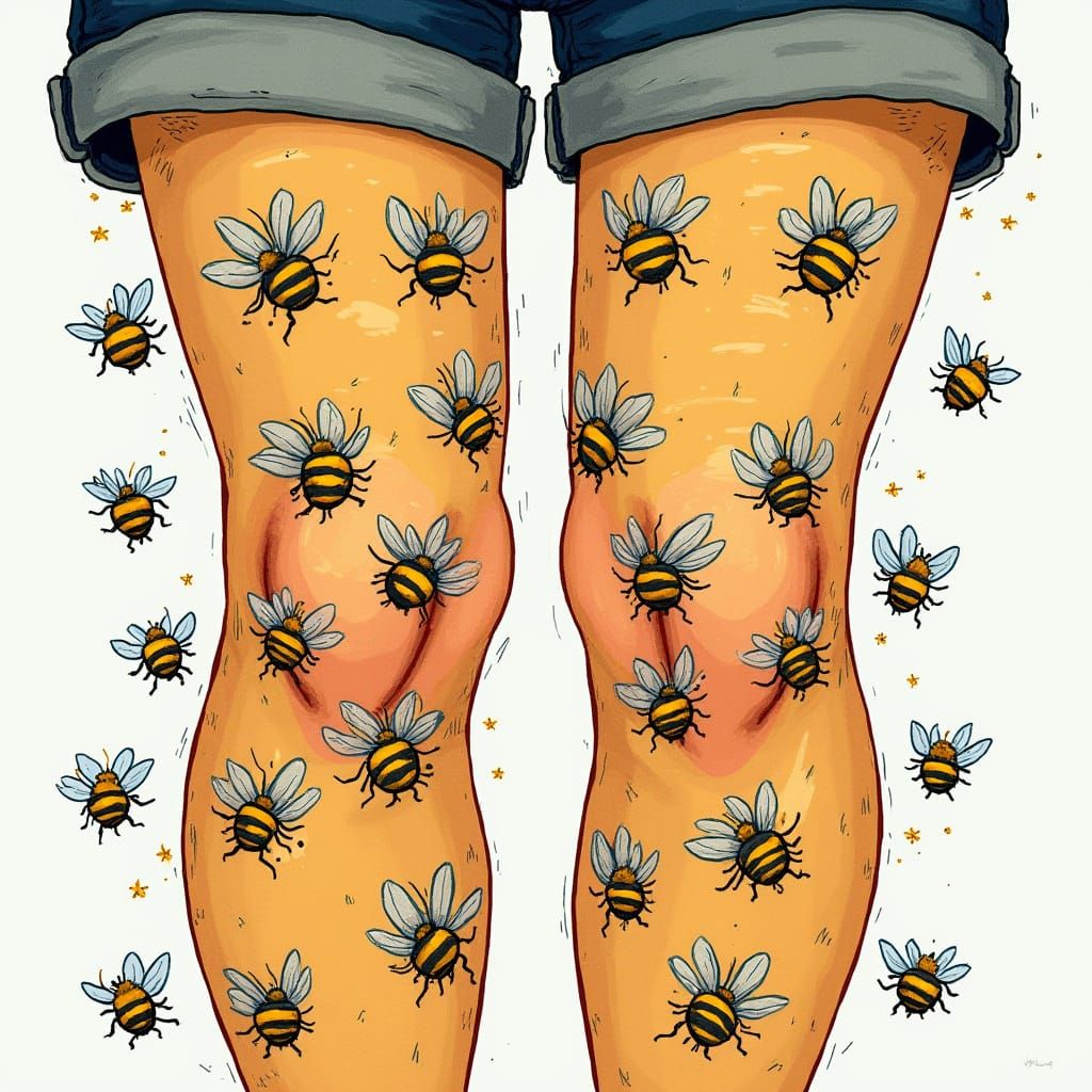 Insect Life in Floral Wonderland