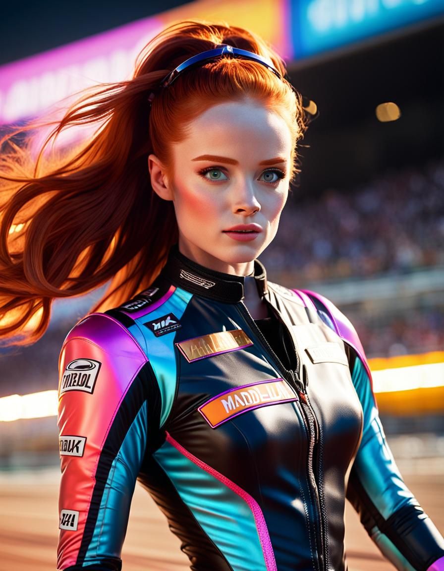 Madelaine Petsch as Penelope Pitstop in High-Speed Race
