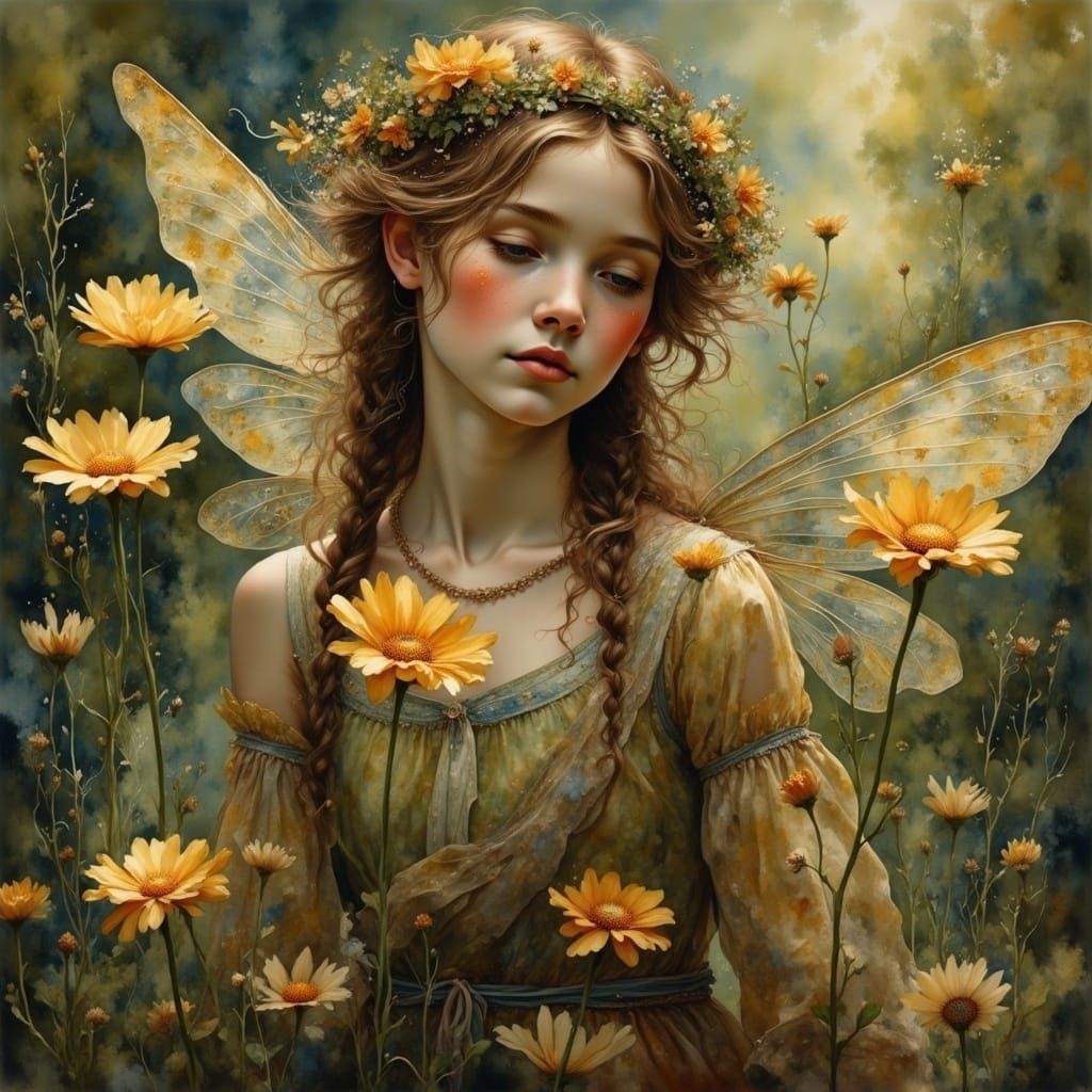 Whimsical Fairies in a Vibrant Flux