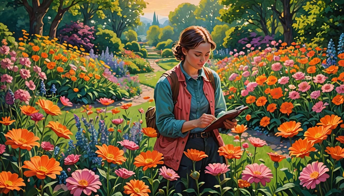 Artist's Inspiration: A Children's Book Cartoon Scene