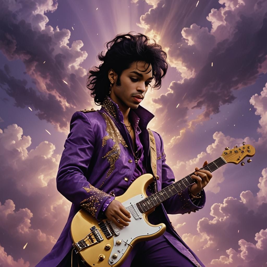 Prince in Purple: A Cinematic Dreamscape