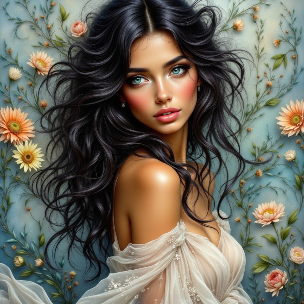 As pretty as the flowers