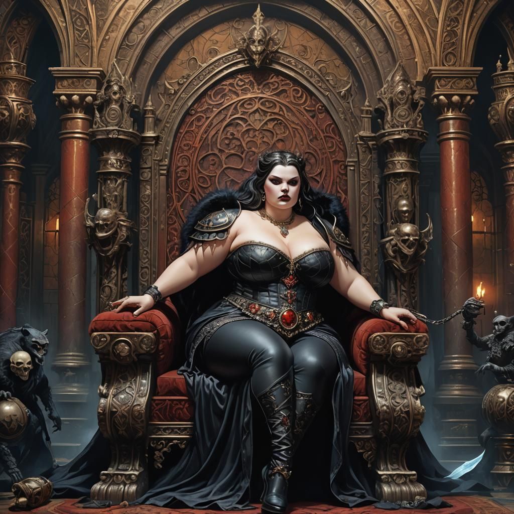 The vampire king's throne would chain down any foolish enoug...