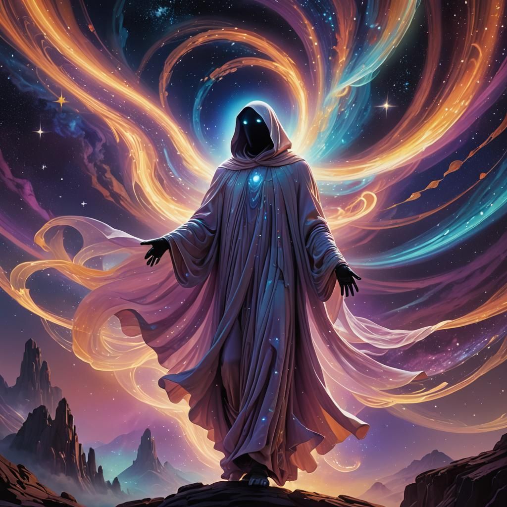 Jersey Ghost in Cosmic Wake: Matte Painting